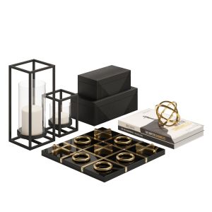 Decor Set Black And Gold