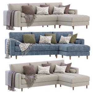 Madison Chaise Sectional Sofa