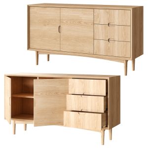 RJ Living Mia Sideboard Oak