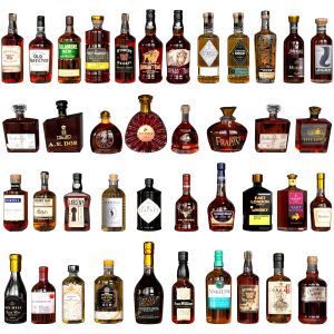 Whiskey And Cognac Bottle Collection No7 (40 Bottl