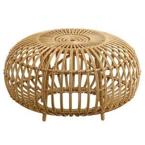 Pouf En Rotin Ottoman De Sika Design