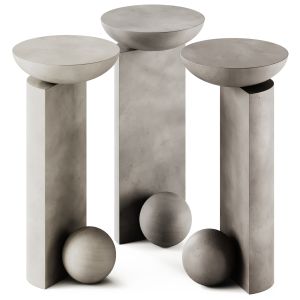 Coito Sculptural Side Table By Pedro Paulo Venzon