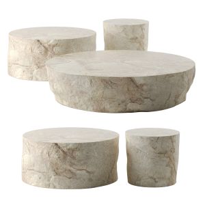 Stone Coffee Tables Set