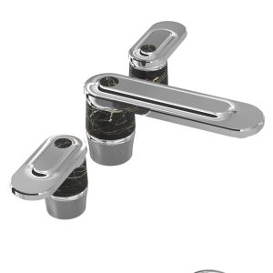 Thg Widespread Lavatory Set With Drain Faucet