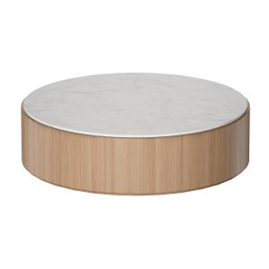 Troupe Round Pine Coffee Table Crate And Barrel