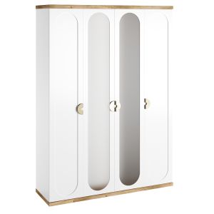 Arc White Wardrobe