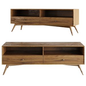 Tv Console Walnut