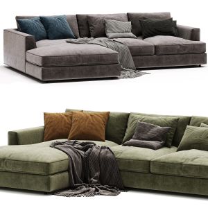 Andre Sectional Graceland Slate