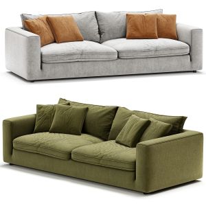 Plume Sofa Heather Twill Pewter