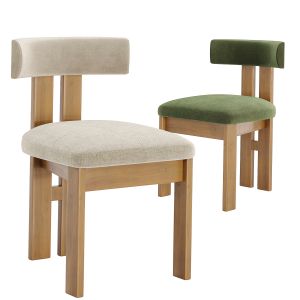 Ceremonie Green Mohair Dining Chair By Athena Cald