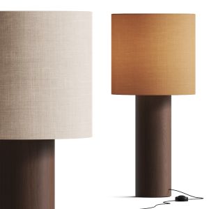 Post Floor Lamp Eclipse Lampshade