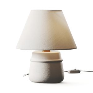 Zara Home Ceramic Table Lamp Linen Lampshade