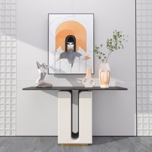 Contemporary Console Table Decor_001