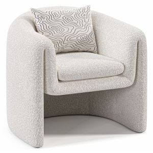 Freeform Chairs In Boucle