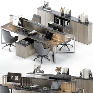 Employee Set Office Furniture 05