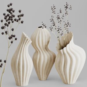 Vase Set 06-moran Trabelsi Ceramics