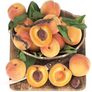 Bowl Of Apricots