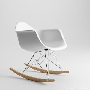 Eames Molded Plastic Armchair Rocker Base by Herman Miller