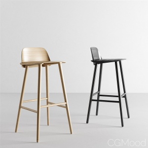 Nerd Bar Stool by Muuto