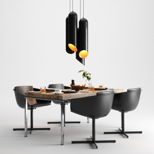 Dining Set feat. Poliform and Tom Dixon