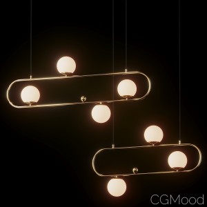 Modern Style 4 Light Linear - Big And Medium