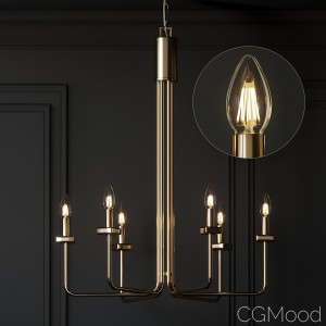 Ballard Designs Bria 6-light Chandelier