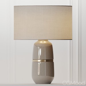 Cox & Cox Banded Ceramic Table Lamp