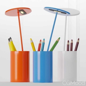 Formagenda E.t. Aluminium Table Lamp - Pen Holder