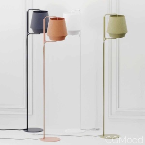 Zero Elements Fabric  Floor Lamps 4 Colors