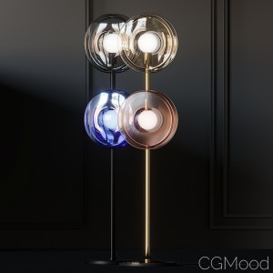 Bomma Orbital Crystal Floor Lamps