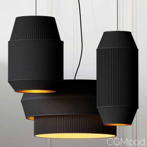 Delta Iv-ii-iii Pendant Lights By Rich Brilliant W