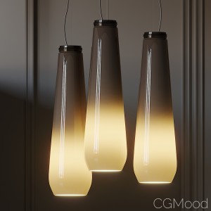 Glass Drop Pendant Light Diesel With Foscarni