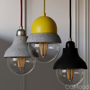 Maayan - Pendant Lightweight Concrete Lamp