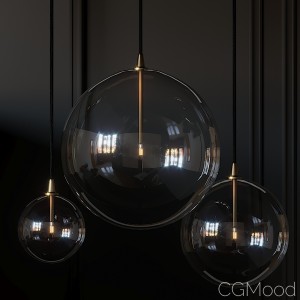 Glass Globe Mobile Pendant