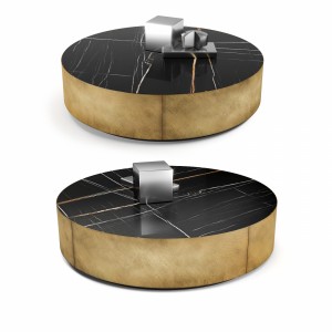 Meridiani Belt oval and round coffee tables