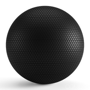 Round Black Matte Tiles