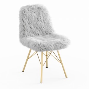 Fur White Chair