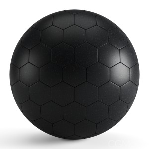 Black Matte Hexagon Tiles