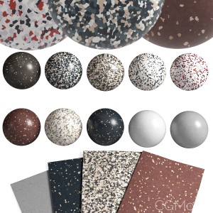 10-in-1 Terrazzo Linoleum Material Pack 2