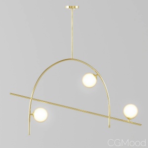 Lynne Pendant Light_milk glass