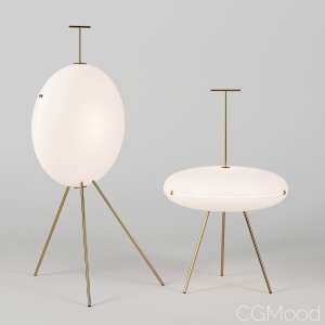 Gio Ponti Luna Lamps By Tato