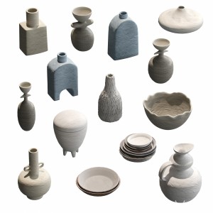 Pottery Set V2. 14 Models