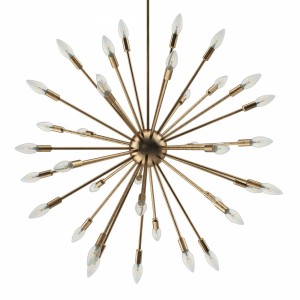 Maison Schembri - 36 Lights Brass Sputnik Light