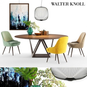 Walter Knoll Tobu Table And 375 Chair