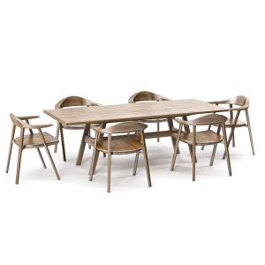 Bassamfellows Mantis Side Chair & Kant Table