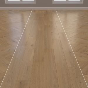 Parquet Oak Herringbone Chevron Linear