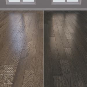 Parquet Oak 2 Colors Herringbone Chevron Linear