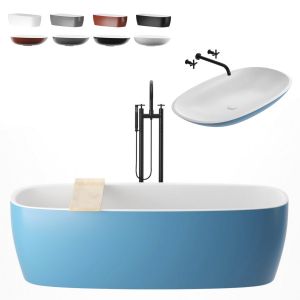 Freestanding Bathtub Aquatica Coletta