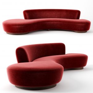 Serpentine Sofa By Vladimir Kagan