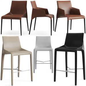 Poliform Seattle Dining Chair And Bar Stool